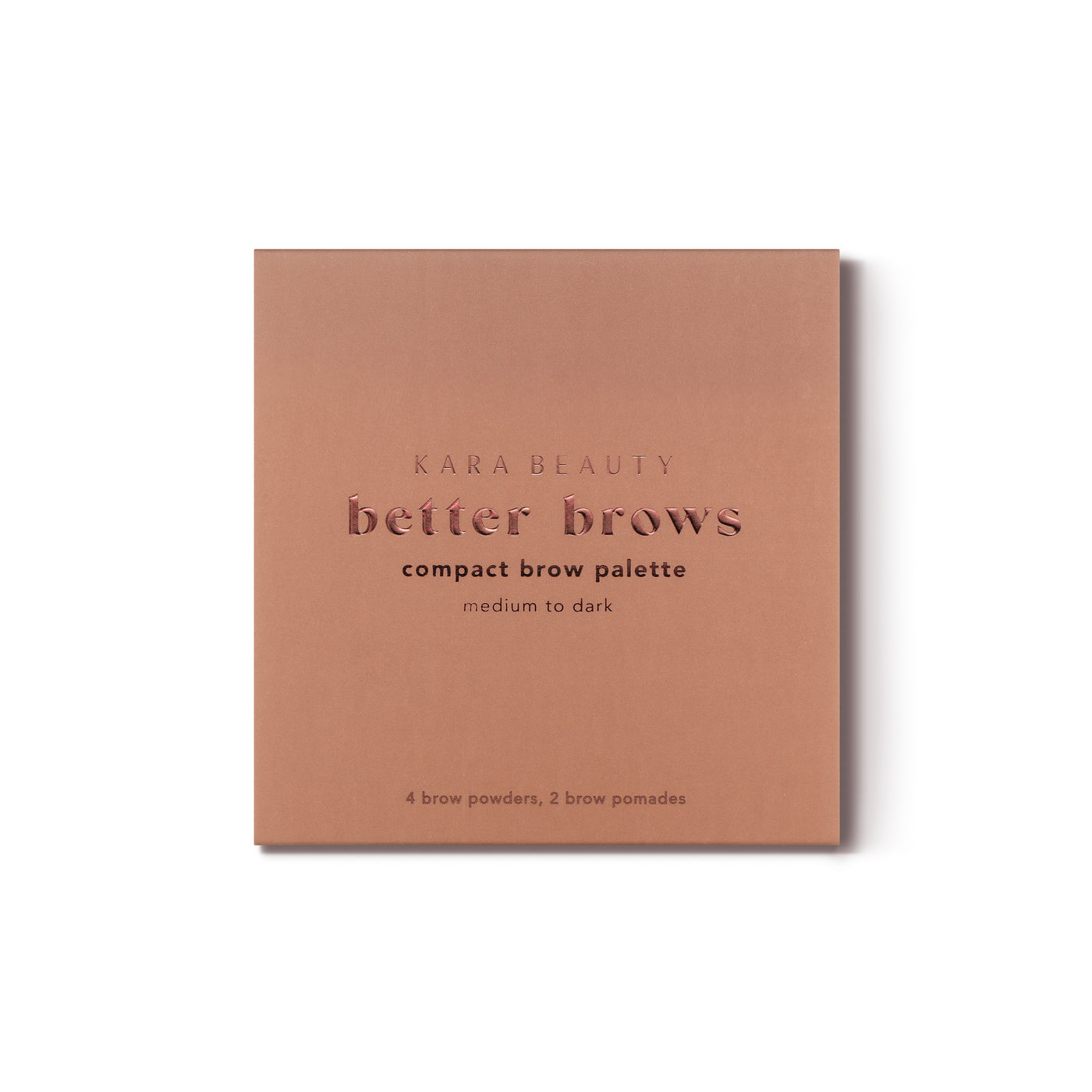 KARA BEAUTY - BETTER BROWS BROW PALETTE - MEDIUM TO DARK