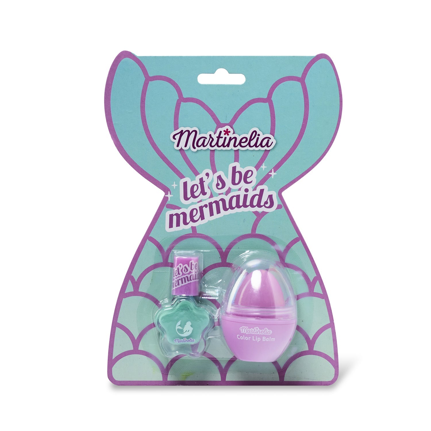 MARTINELIA LET'S BE MERMAIDS NAIL & LIP BALM DUO