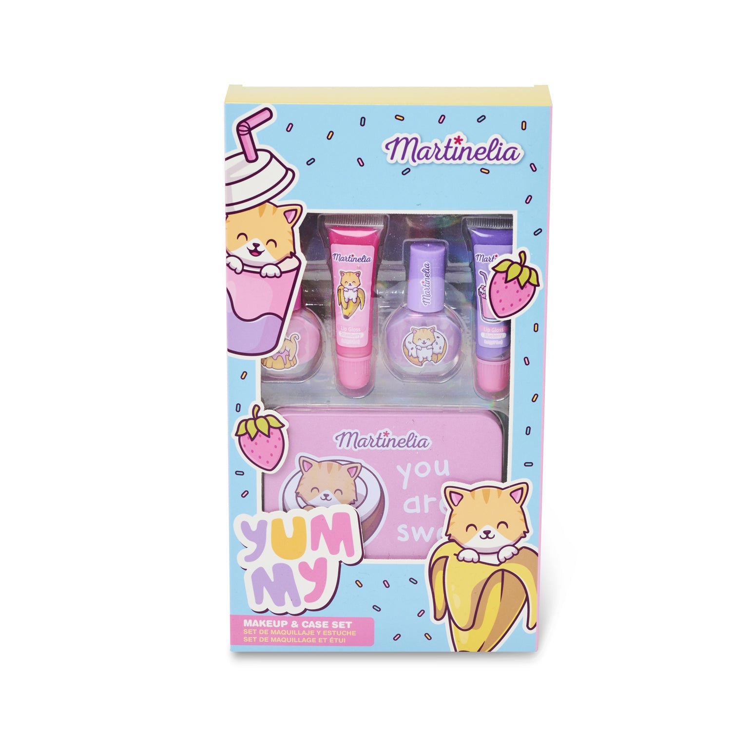 MARTINELIA YUMMY MAKEUP AND CASE SET
