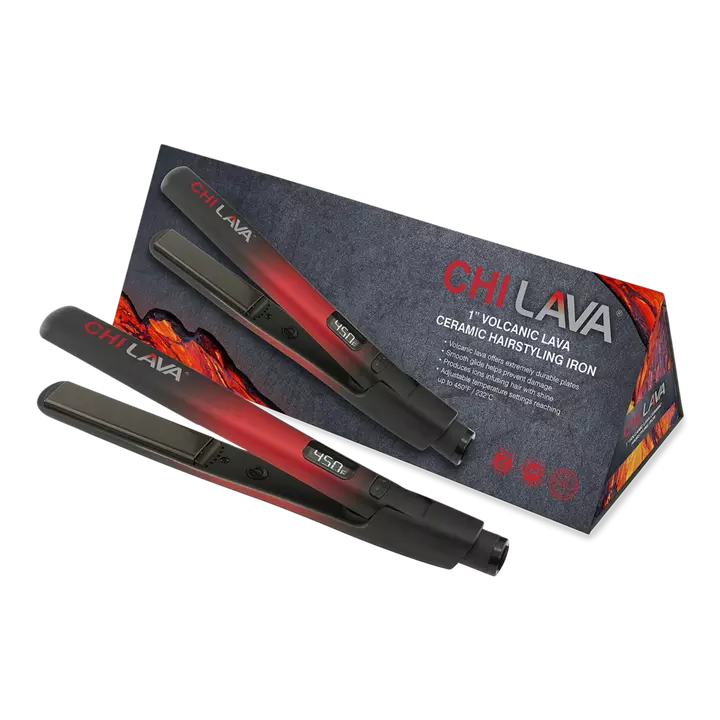 CHI - 1" Volcanic Lava Ceramic Flat Iron